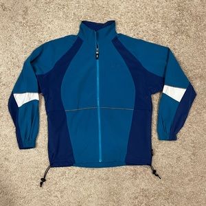 ASICS vintage women’s zip up windbreaker jacket size medium